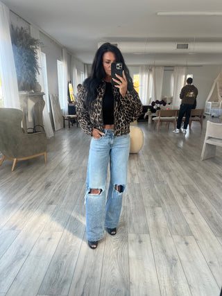 Leopard Print Jacket