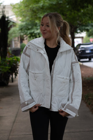 White Puffer Jacket