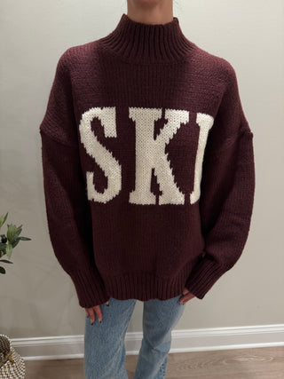 High Neck Ski Sweater