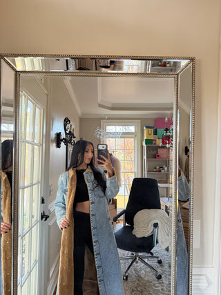 Teddy Lined Denim Jacket