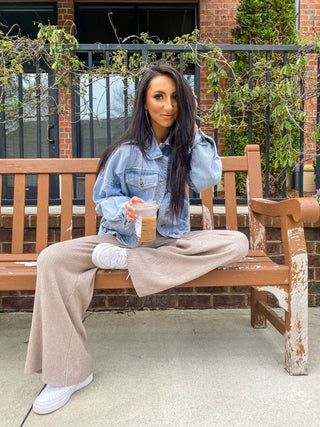 Ribbed Drawstring Pants