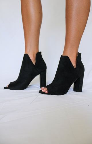 Jersey Heeled Booties