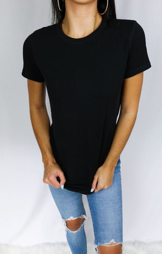 Basic Babe Black Tee